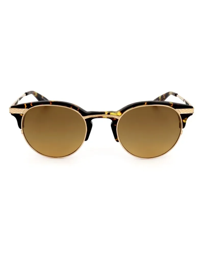 Barton Perreira Sonnenbrille mit rundem Gestell - Braun Braun