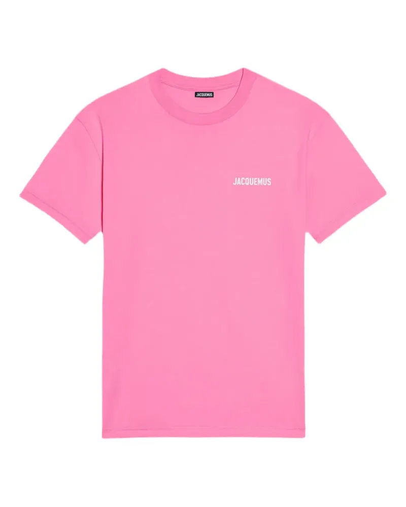 Jacquemus T-Shirt mit Logo-Print - Rosa Rosa