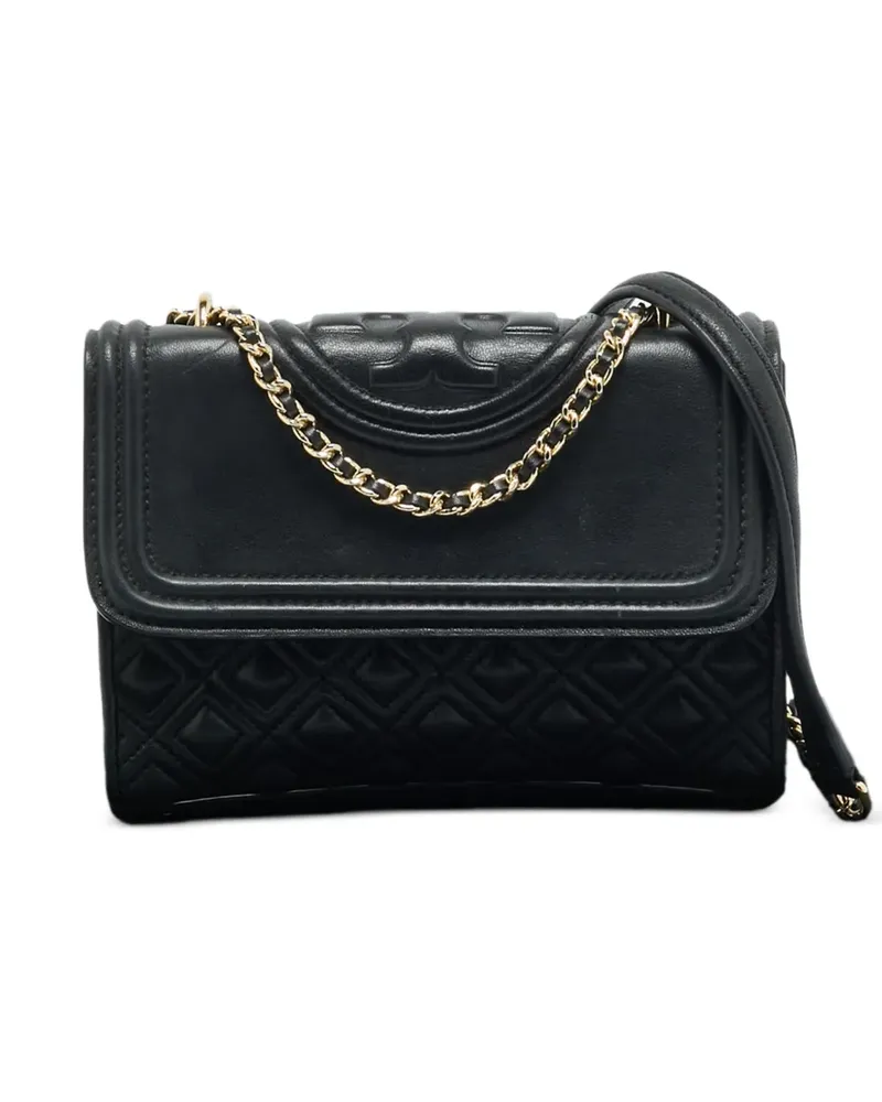 Tory Burch Fleming diamond-stitched shoulder bag - Schwarz Schwarz