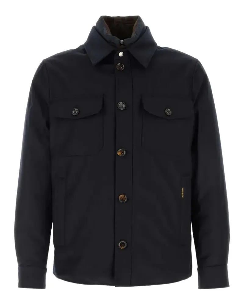 MOORER Dasson shirt jacket - Blau Blau