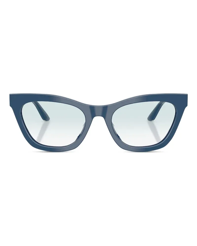 Emporio Armani Cat-Eye-Sonnenbrille - Blau Blau