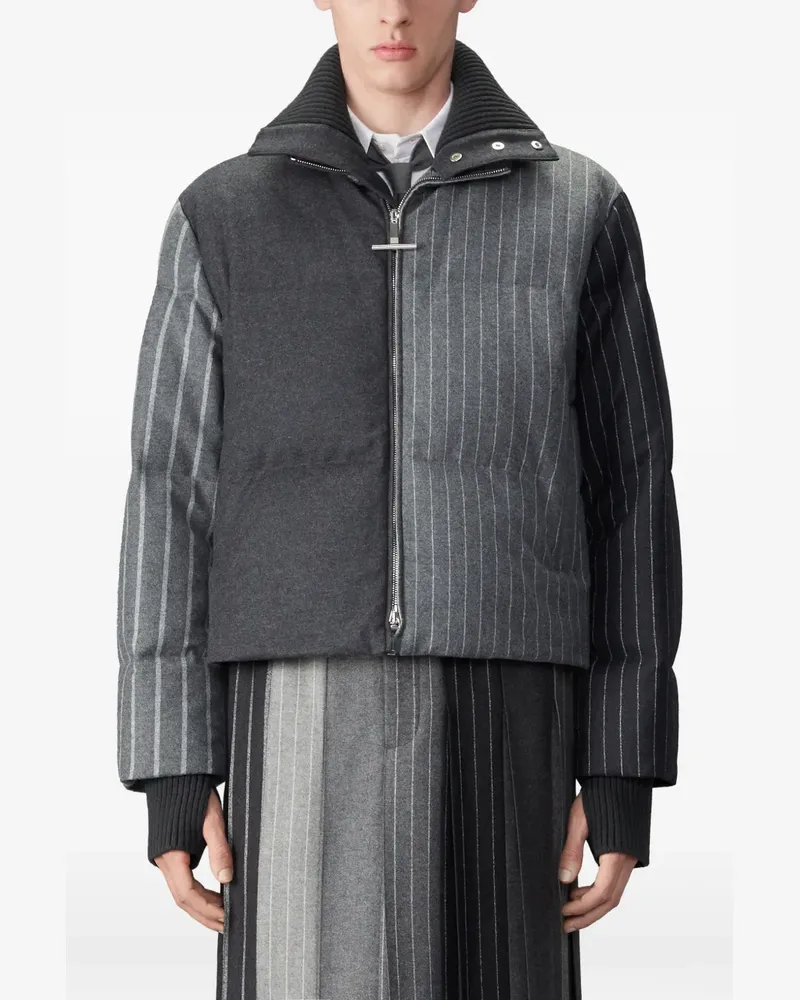 Thom Browne Gefütterte Jacke - Grau Grau