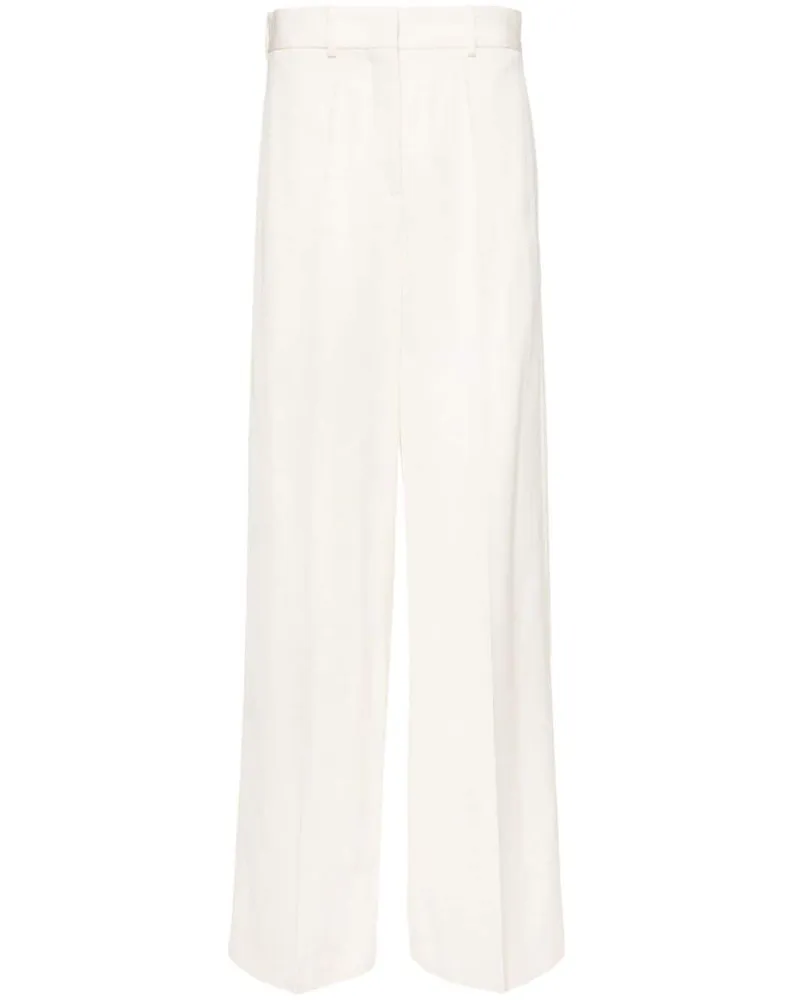 Jil Sander Hose mit weitem Bein - Nude Nude