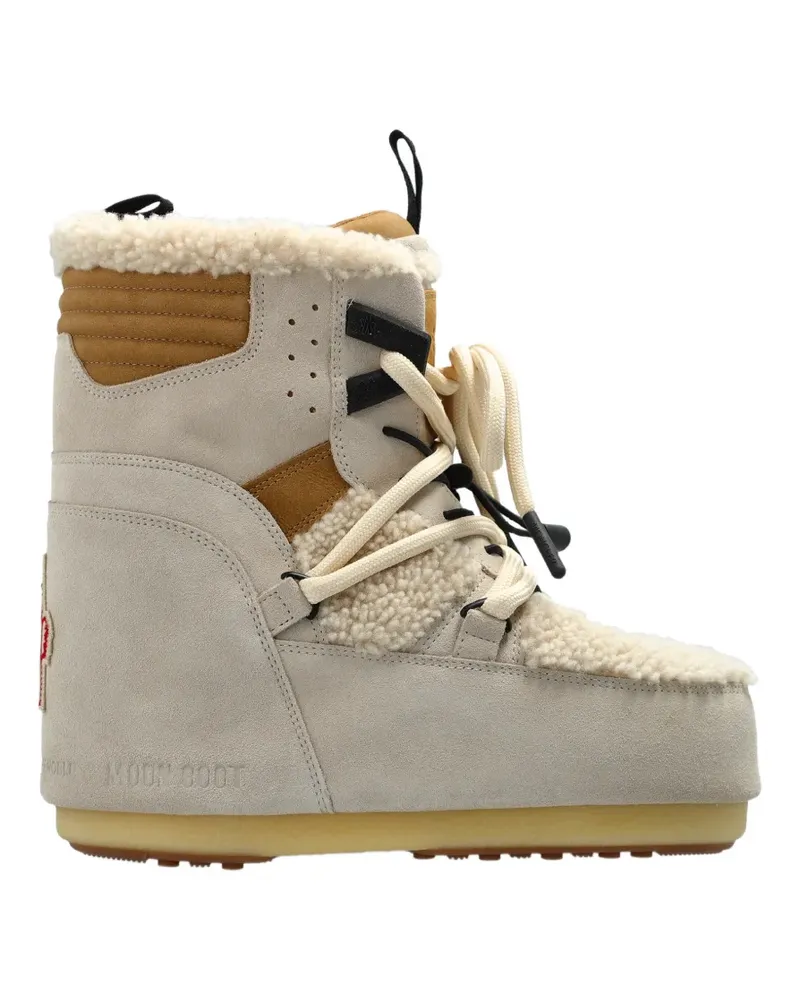 Moncler x Moon Boot Icon Low snow boots - Nude Nude