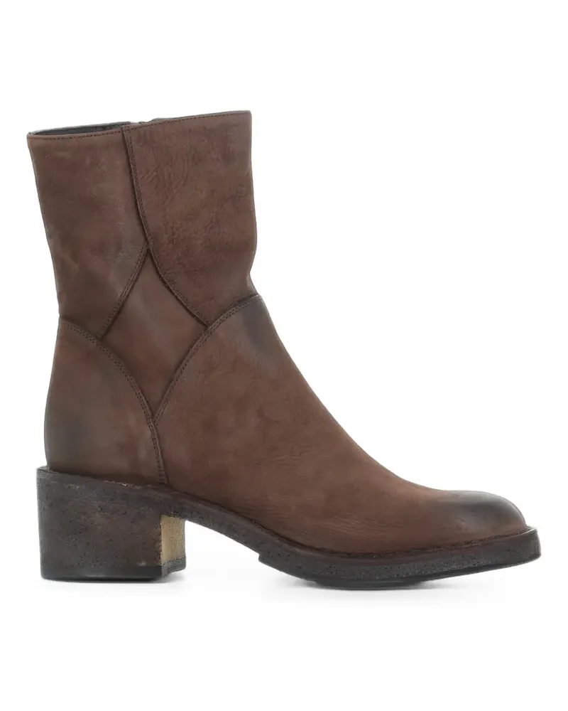 Pantanetti Stiefeletten aus Nubuckleder - Braun Braun