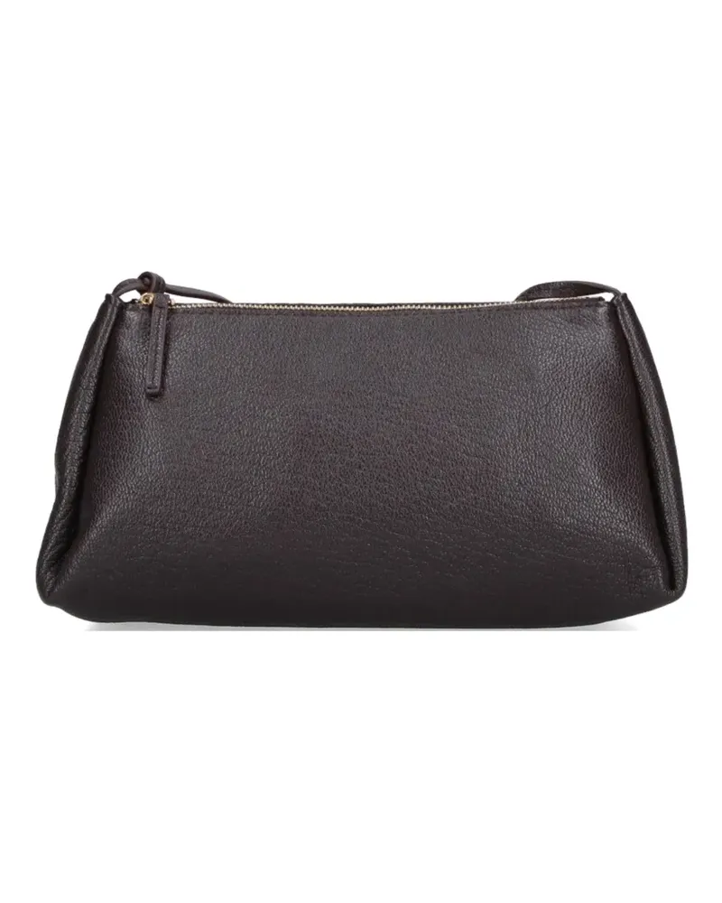 Calvin Klein grained leather shoulder bag - Braun Braun