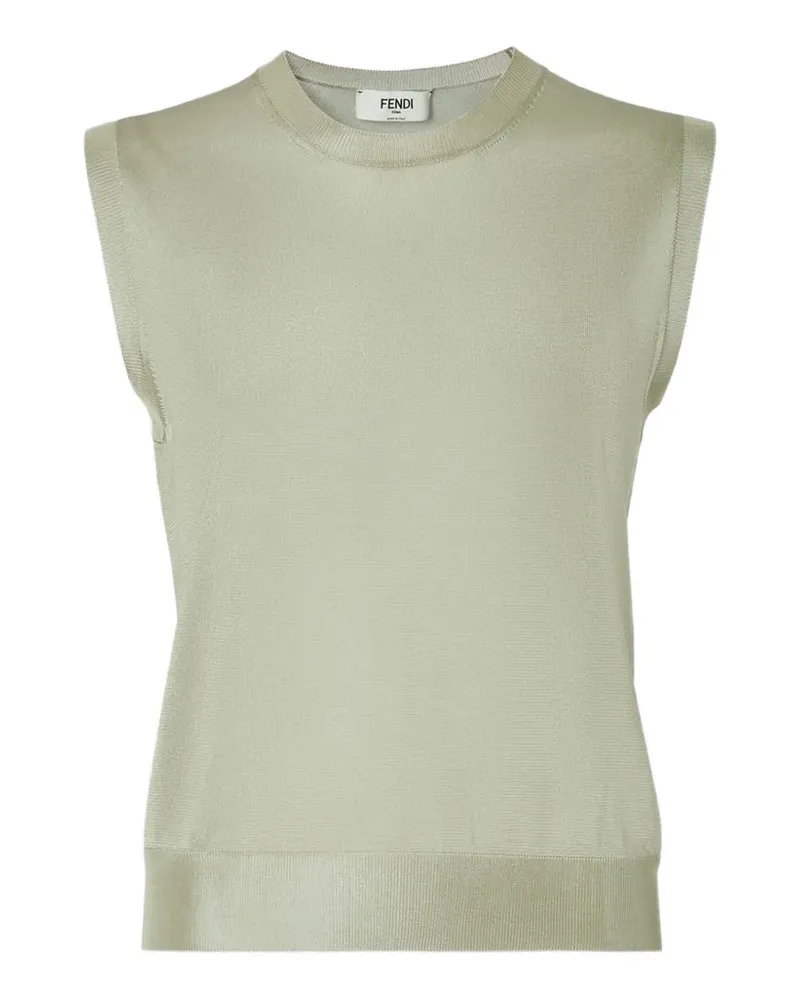 Fendi sleeveless top - Grün Grün