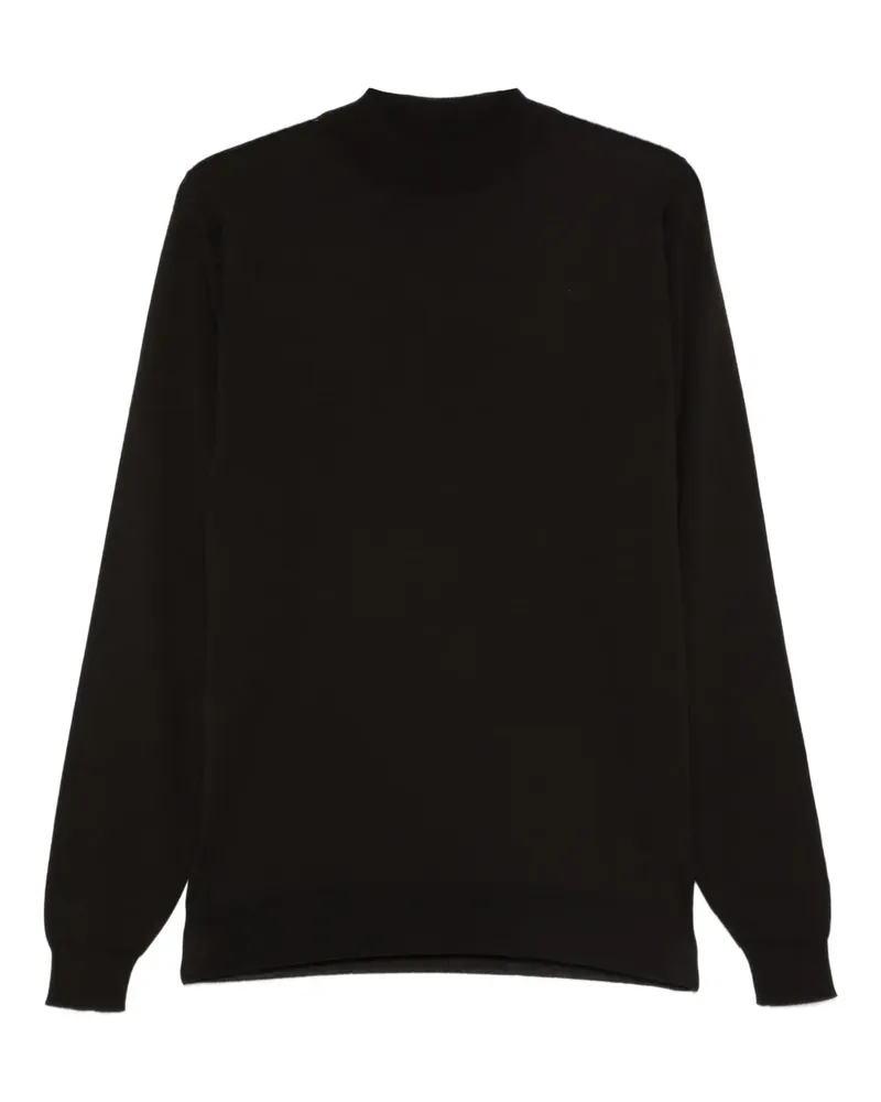 John Smedley mock-neck sweater - Braun Braun