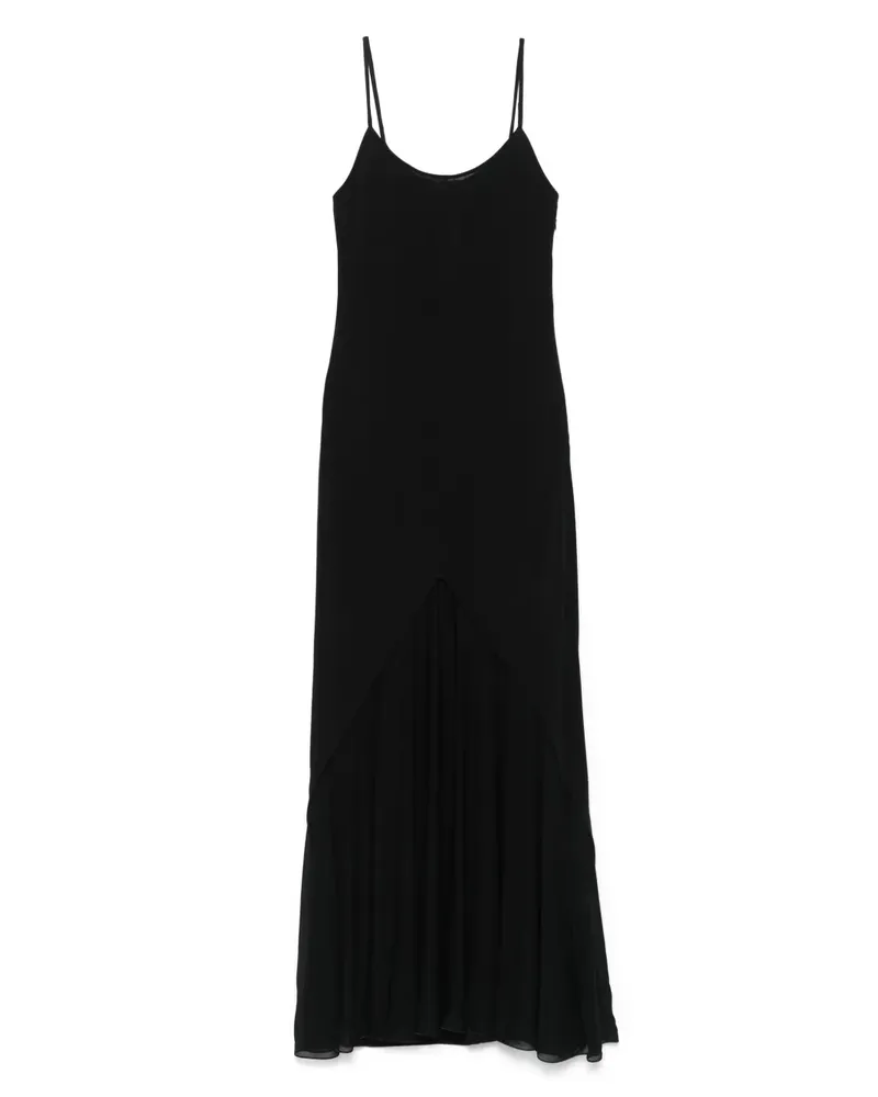 Giorgio Armani Midikleid aus Jersey - Schwarz Schwarz