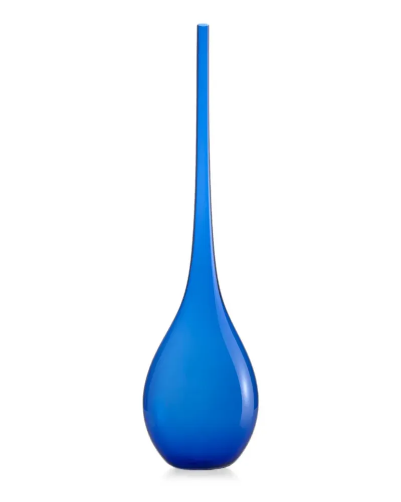NasonMoretti Bolle Vase in Tropfenform - Blau Blau