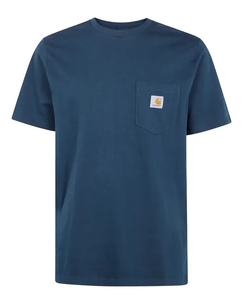 Carhartt WIP T-Shirt mit Tasche - Blau Blau