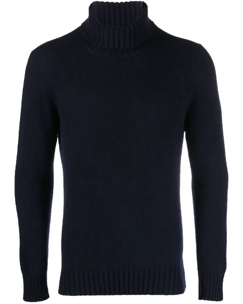 Piacenza Cashmere Klassischer Rollkragenpullover - Blau Blau