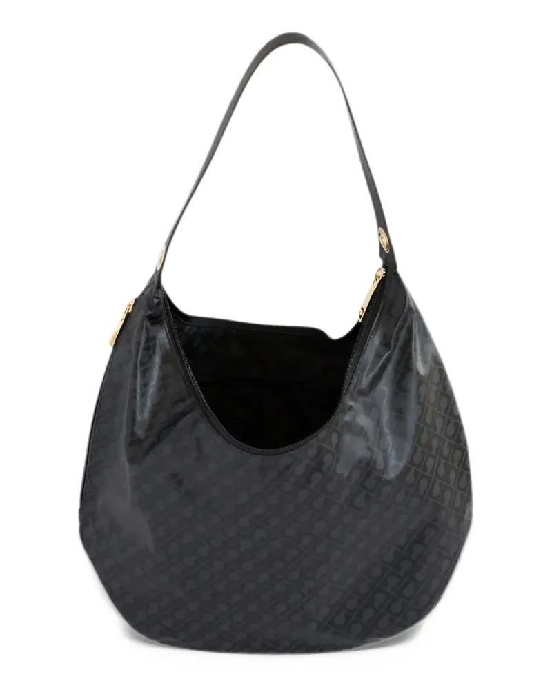 Gherardini Schultertasche mit Logo-Print - Schwarz Schwarz