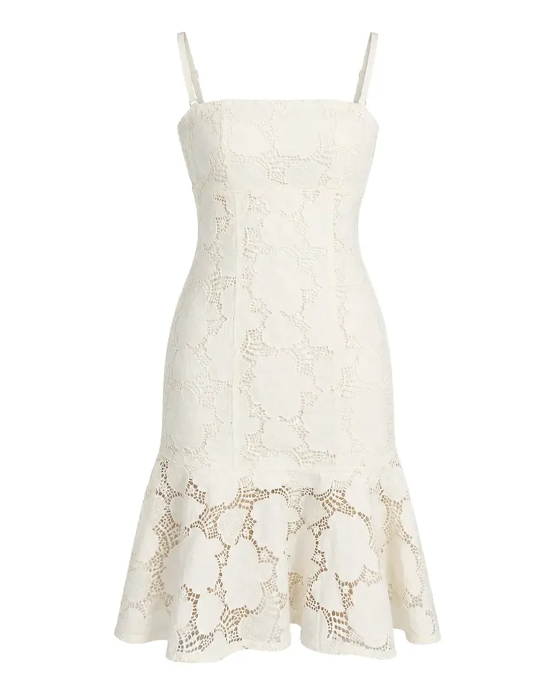 Guess Maisy lace-overlay mini dress - Weiß Weiß