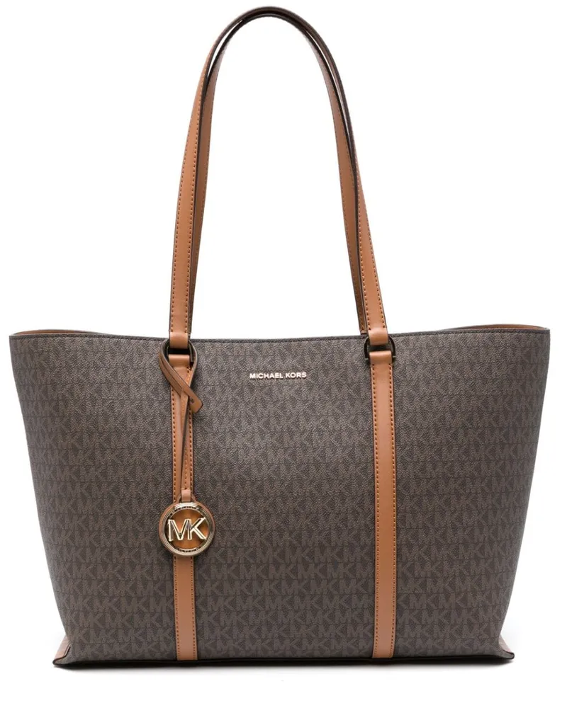 Michael Kors Handtasche mit Logo-Print - Braun Braun