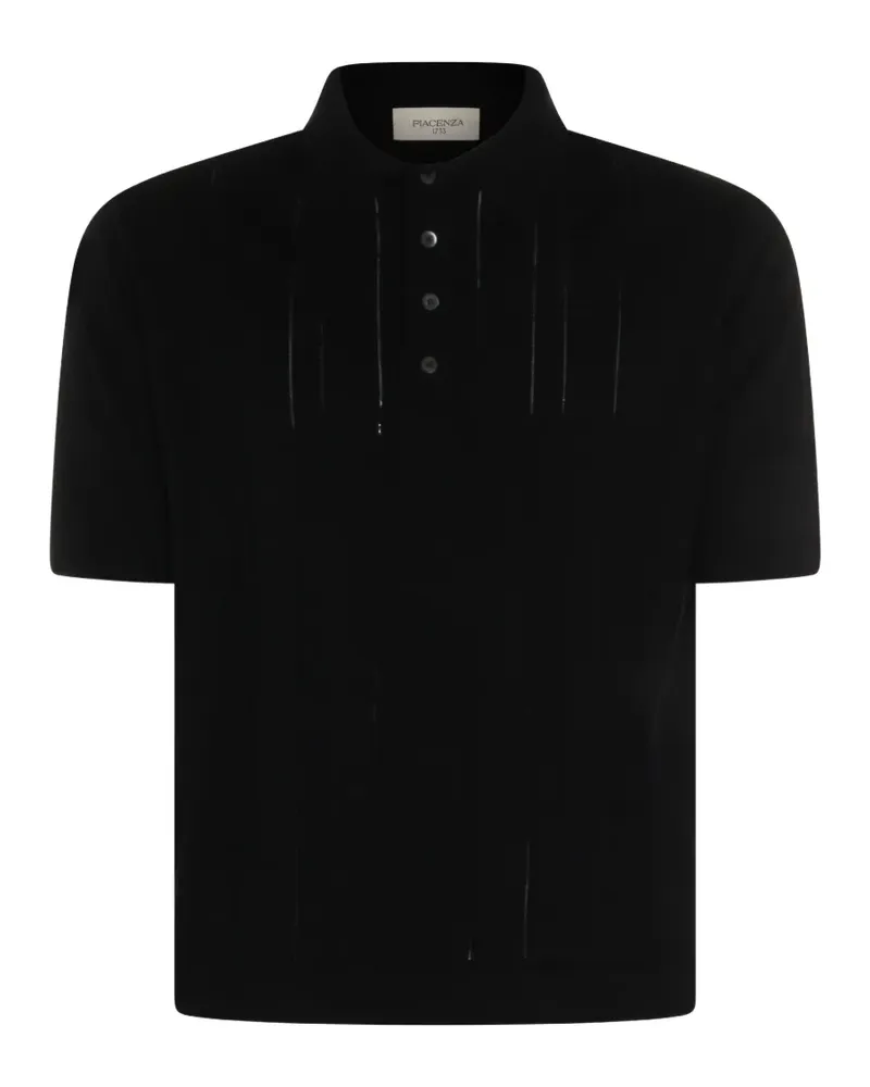 Piacenza Cashmere short-sleeves polo shirt - Blau Blau