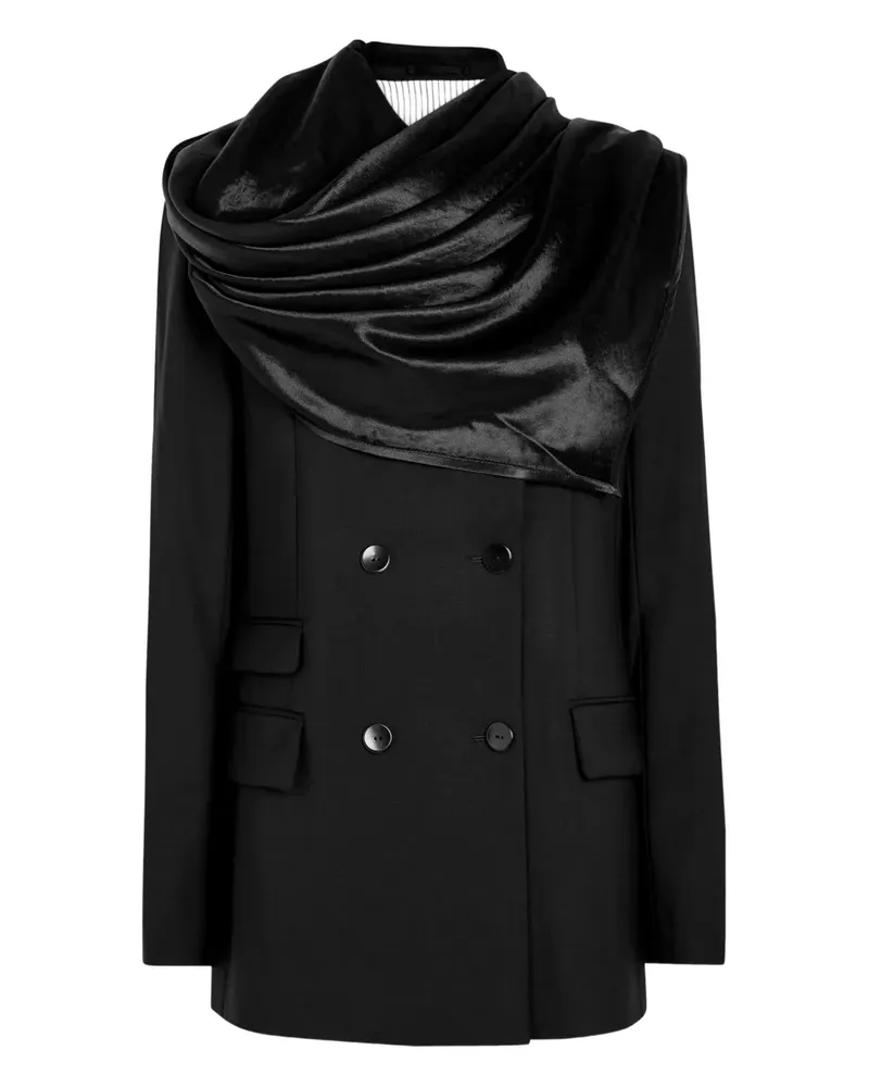 Maria Mcmanus double-breasted cloak blazer - Schwarz Schwarz