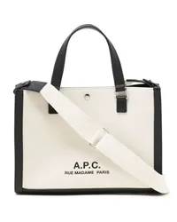 A.P.C. Camille 2.0 Shopper aus Canvas Weiß