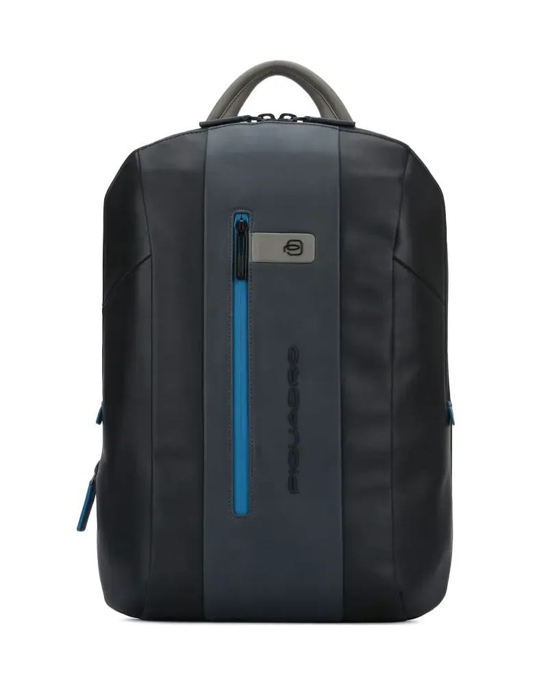 Piquadro Laptop Rucksack 15,6 Zoll - Schwarz Schwarz