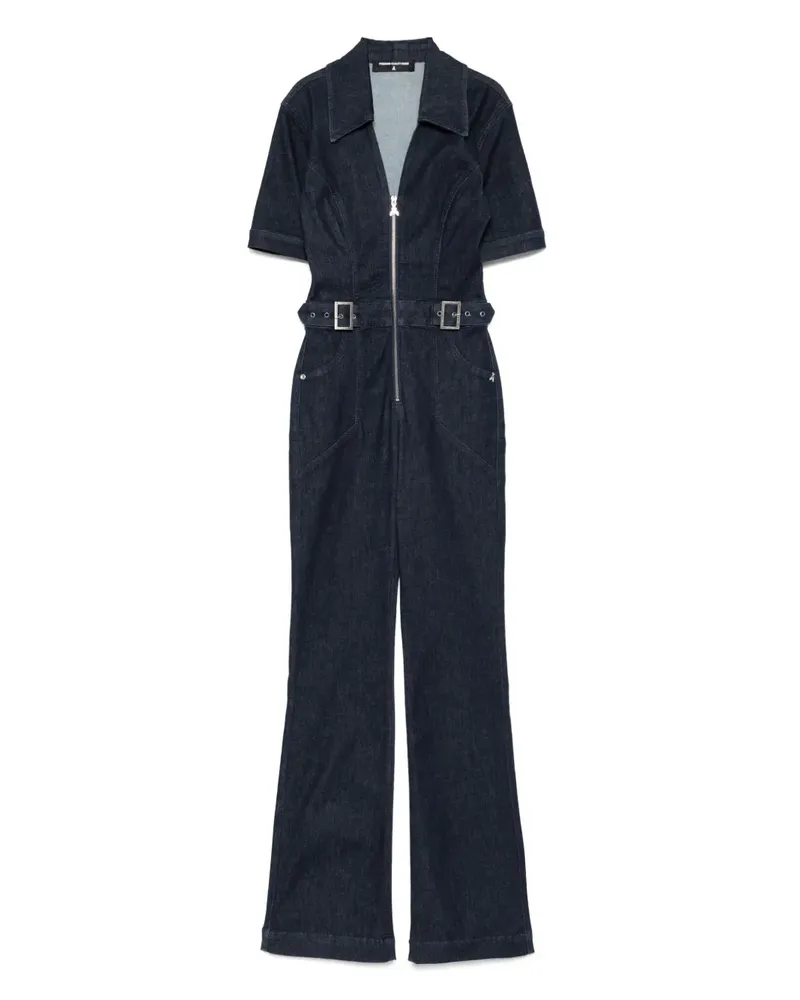 Patrizia Pepe zip-fastening buckle jumpsuit - Blau Blau