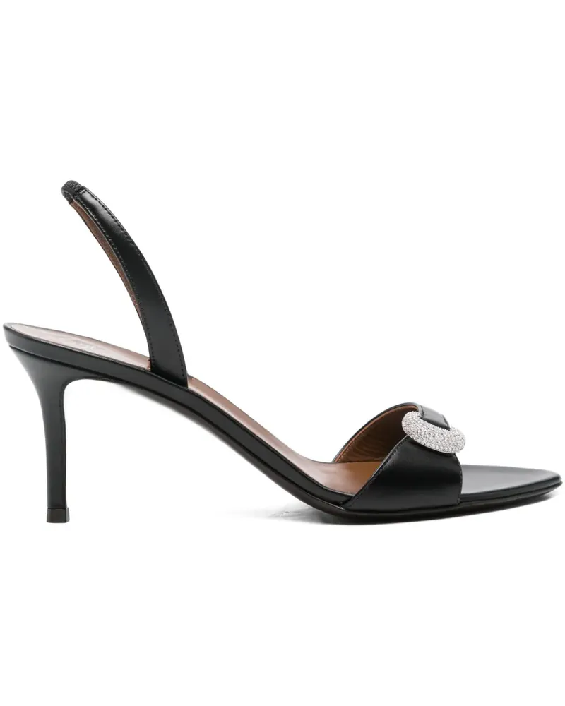 Giuseppe Zanotti 70mm Harissa slingback crystal-embellished sandals - Schwarz Schwarz