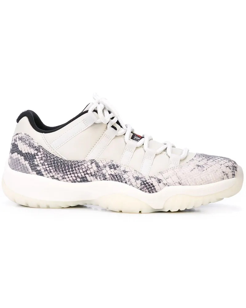 Jordan Sneakers mit Schlangenleder-Optik - Nude Nude