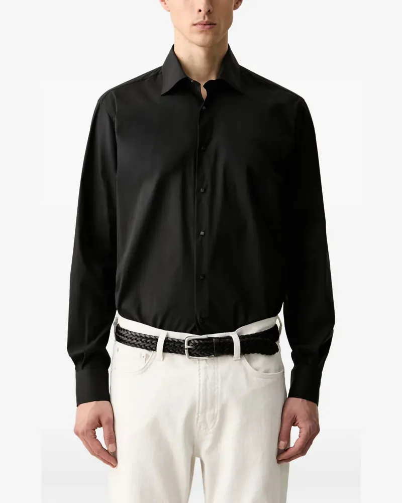 Karl Lagerfeld long-sleeve shirt - Schwarz Schwarz