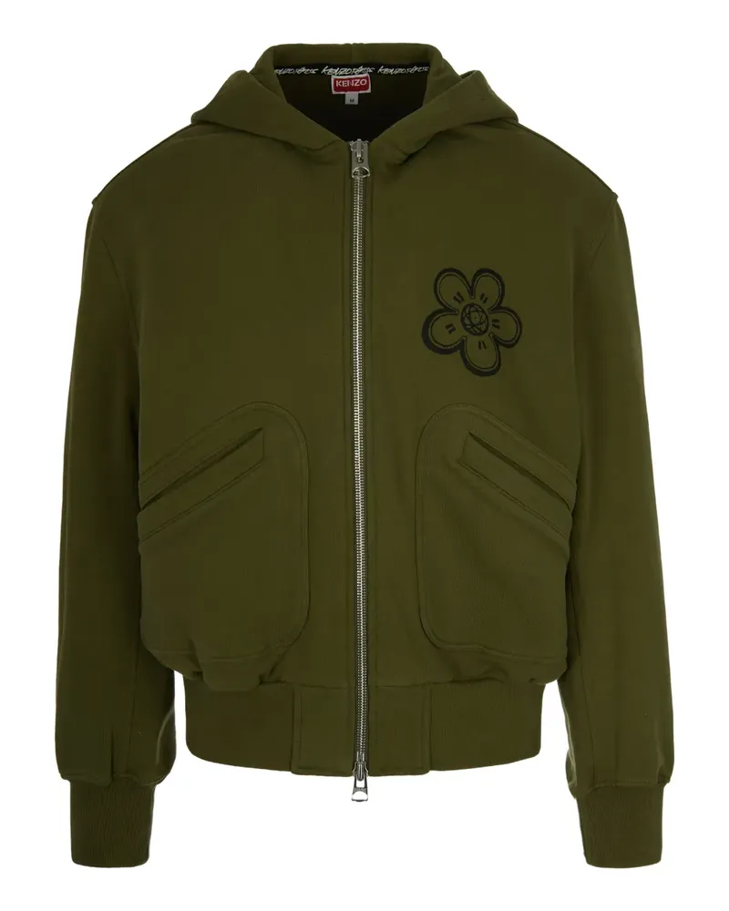 Kenzo x Futura 2000 Hoodie mit Blumen-Print - Grün Grün