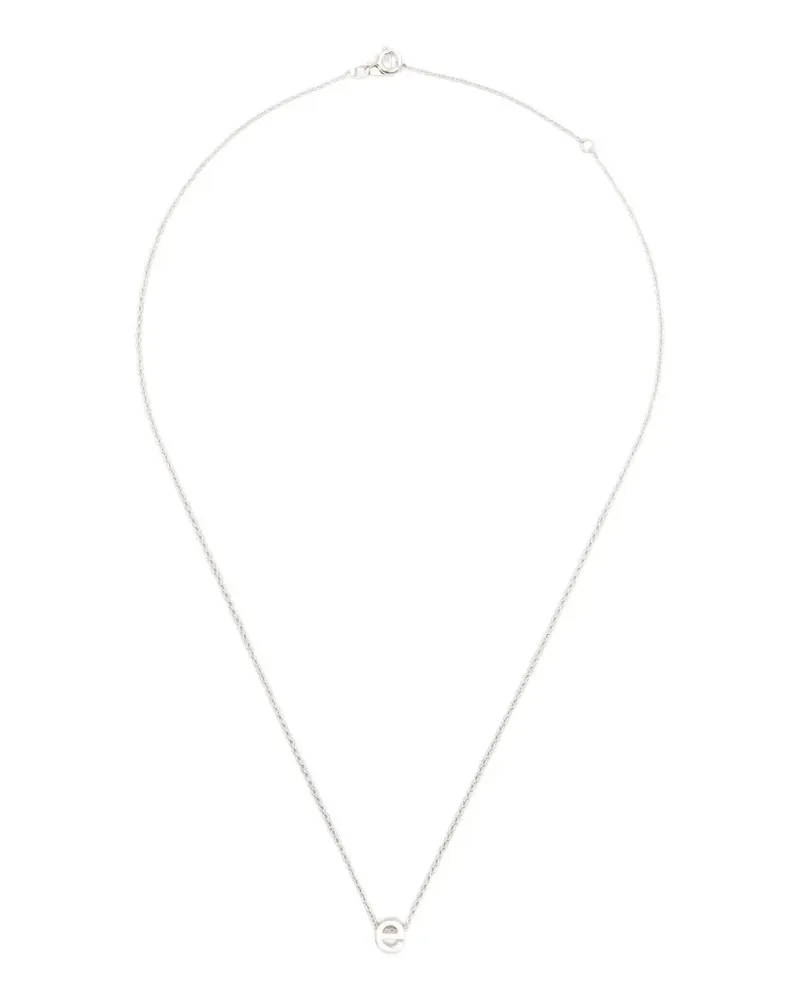 Le Gramme alphabet necklace - Silber Silber