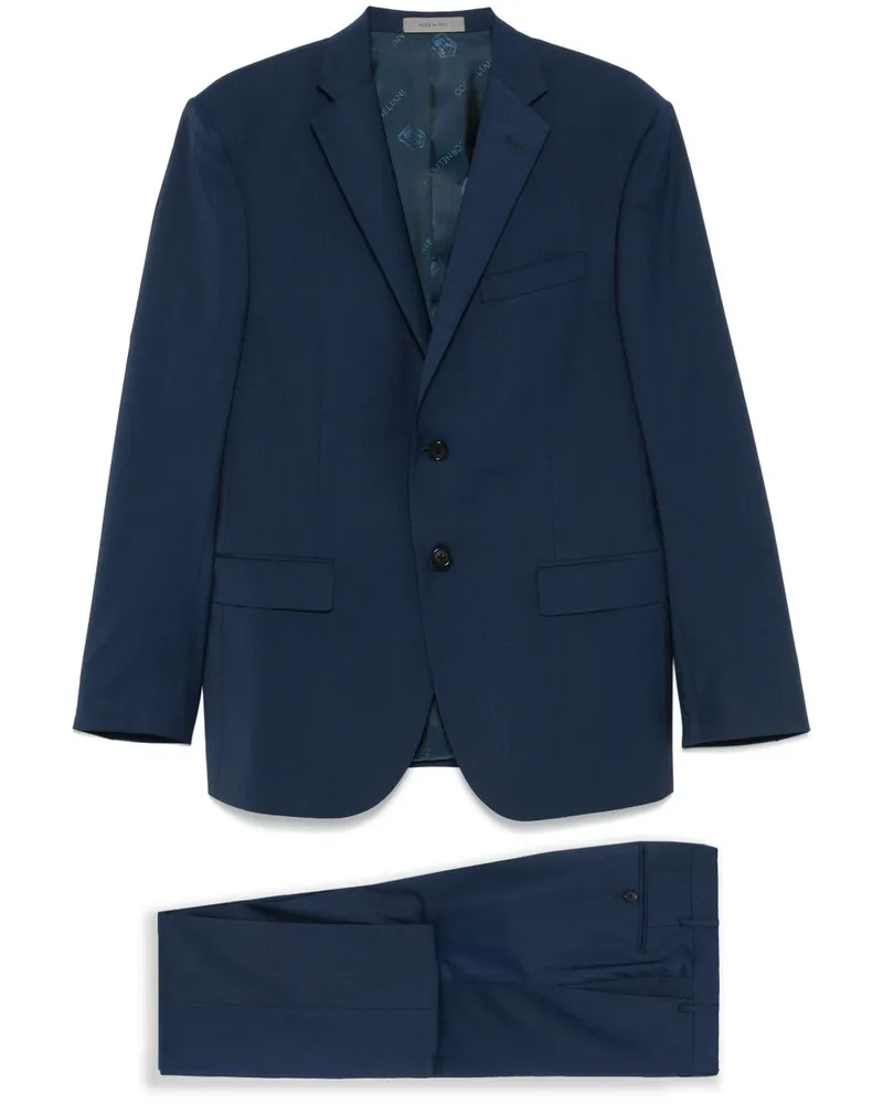 Corneliani Einreihiger Anzug - Blau Blau