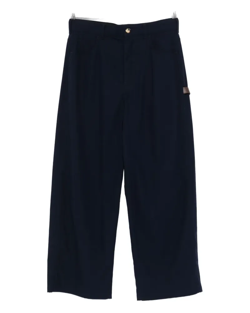 Loewe Hose mit aufgesetzten Taschen - Blau Blau