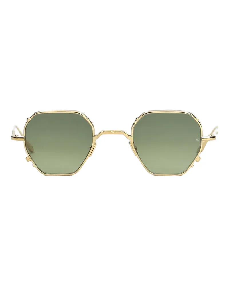 Jacques Marie Mage Verlaine geometric-frame sunglasses - Gold Gold