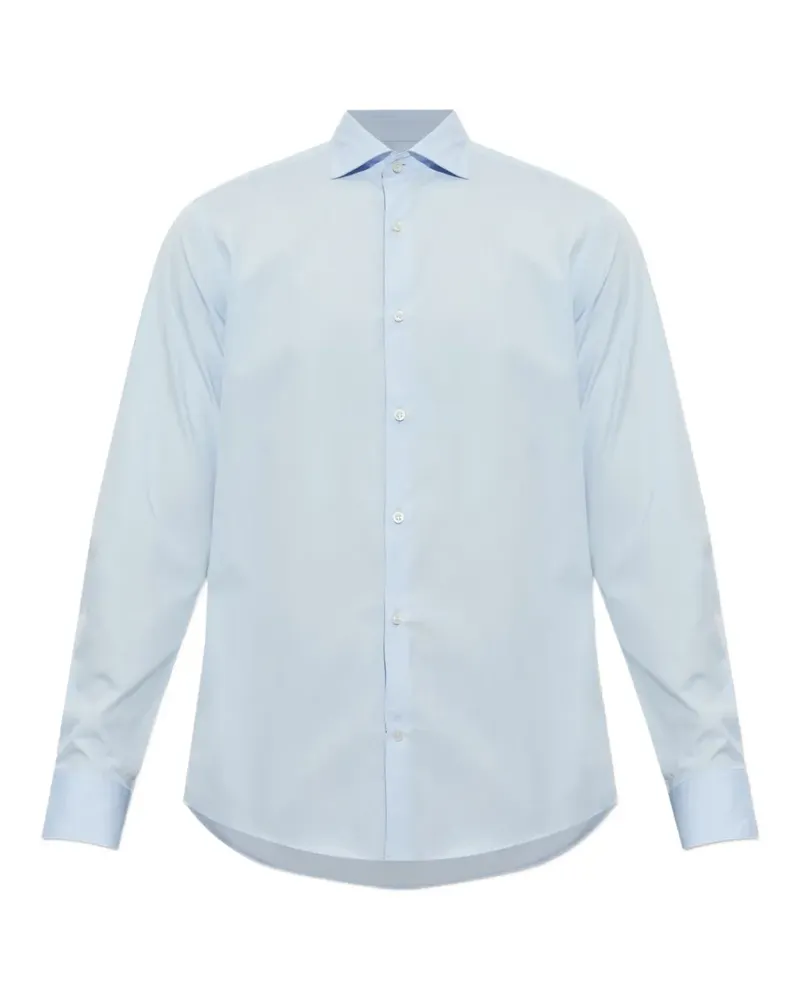 Paul & Shark Soffio long-sleeve cotton shirt - Blau Blau