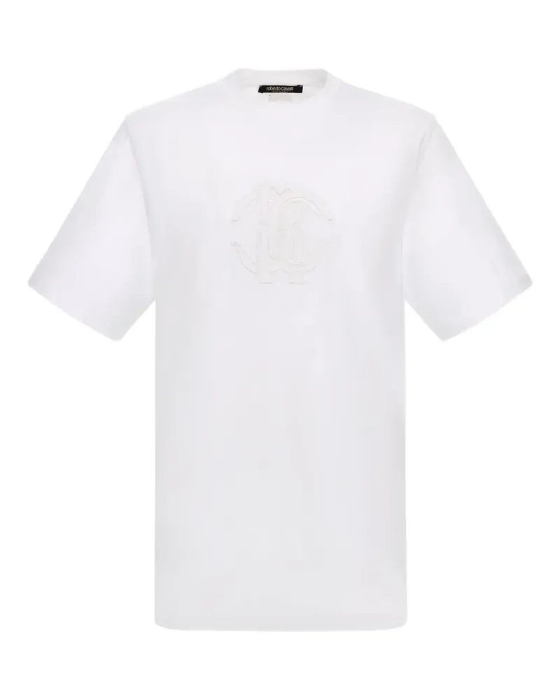 Roberto Cavalli T-Shirt mit Logo - Weiß Weiß
