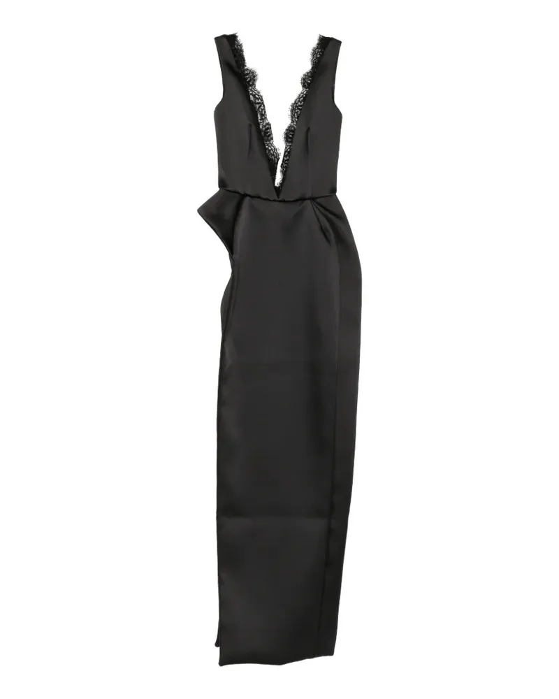 Isabel Sanchís Edo Kleid - Schwarz Schwarz
