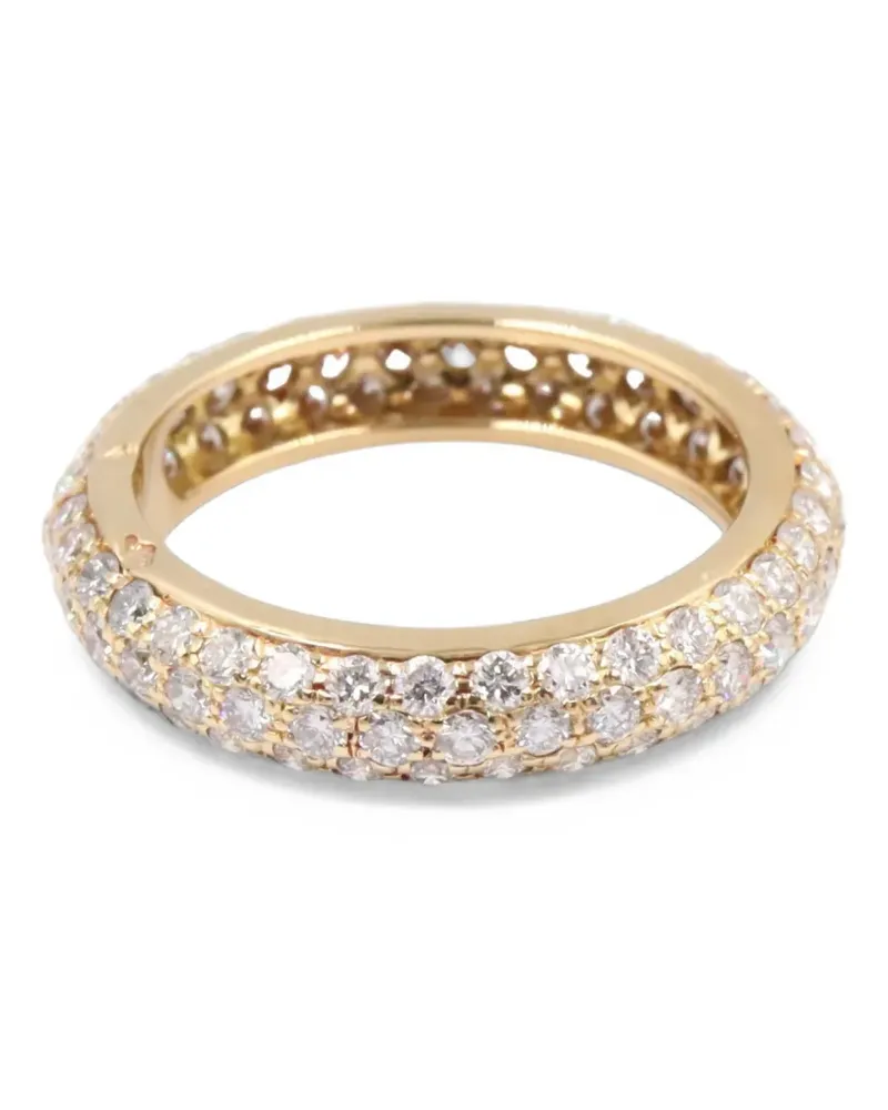 Cartier 2010s pavé diamond ring - Gold Gold