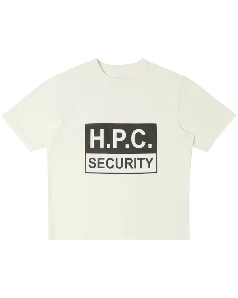 Heron Preston Security T-Shirt mit Logo-Print - Nude Nude