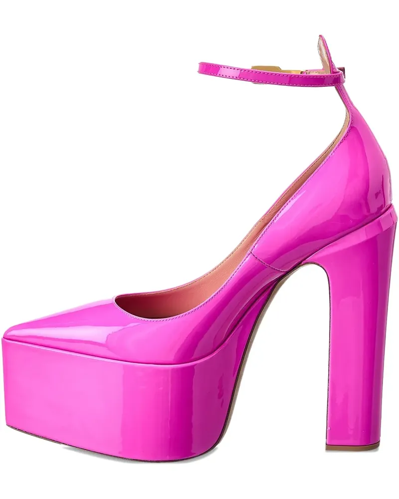 Valentino Garavani Tan-Go Pumps - Rosa Rosa