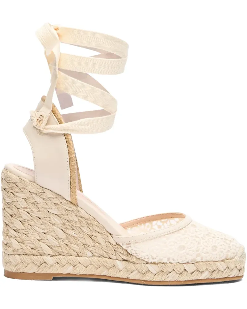 Stuart Weitzman Marguerita Espadrilles 80mm - Nude Nude
