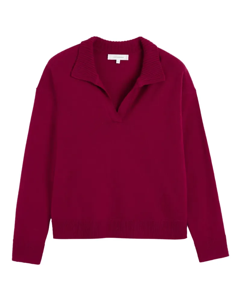 Chinti & Parker Langärmeliger Pullover - Rot Rot