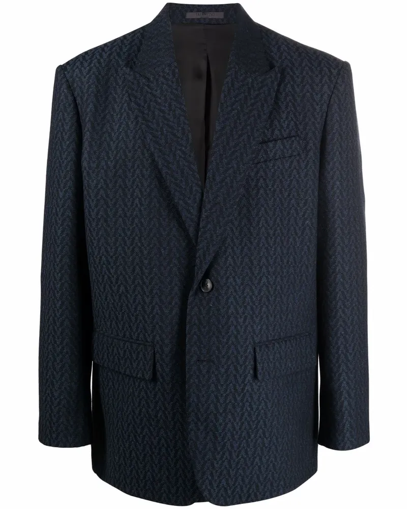 Valentino Garavani Jackett mit Nadelstreifen - Blau Blau