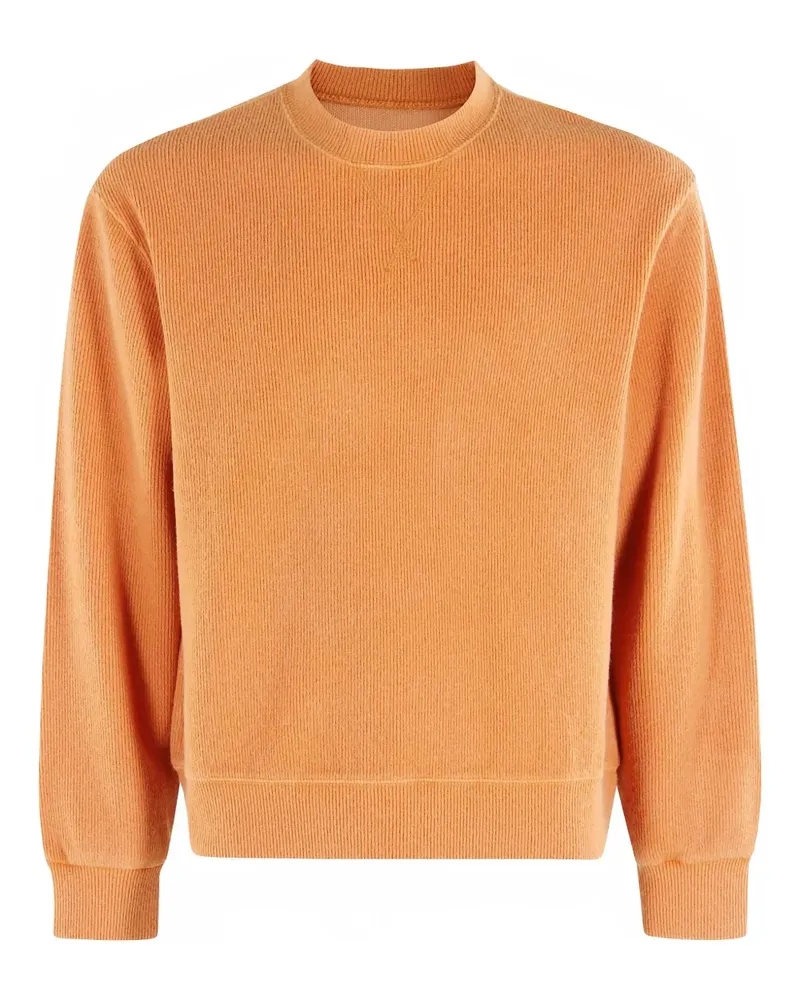 CIRCOLO 1901 ribbed crew-neck sweatshirt - Orange Orange