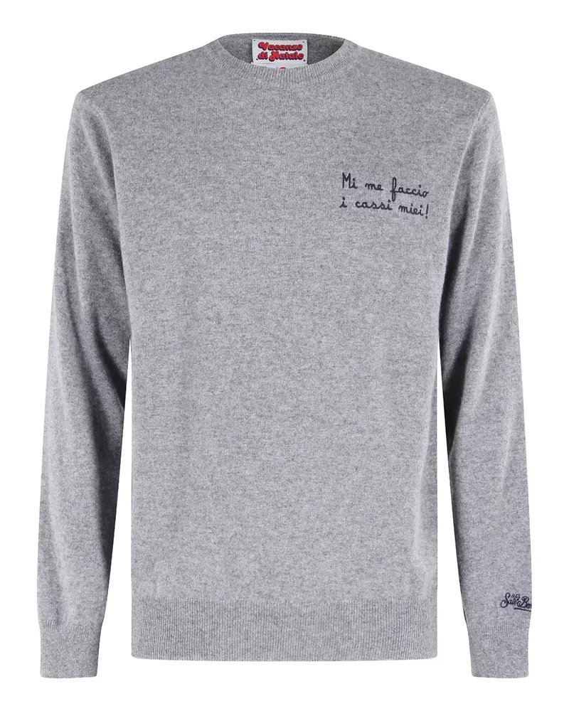 MC2 Saint Barth Heron Pullover mit Rundhalsausschnitt - Grau Grau