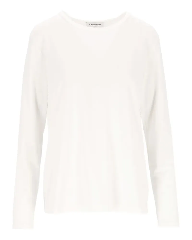Al Duca D’Aosta 1902 Klassisches Langarmshirt - Weiß Weiß