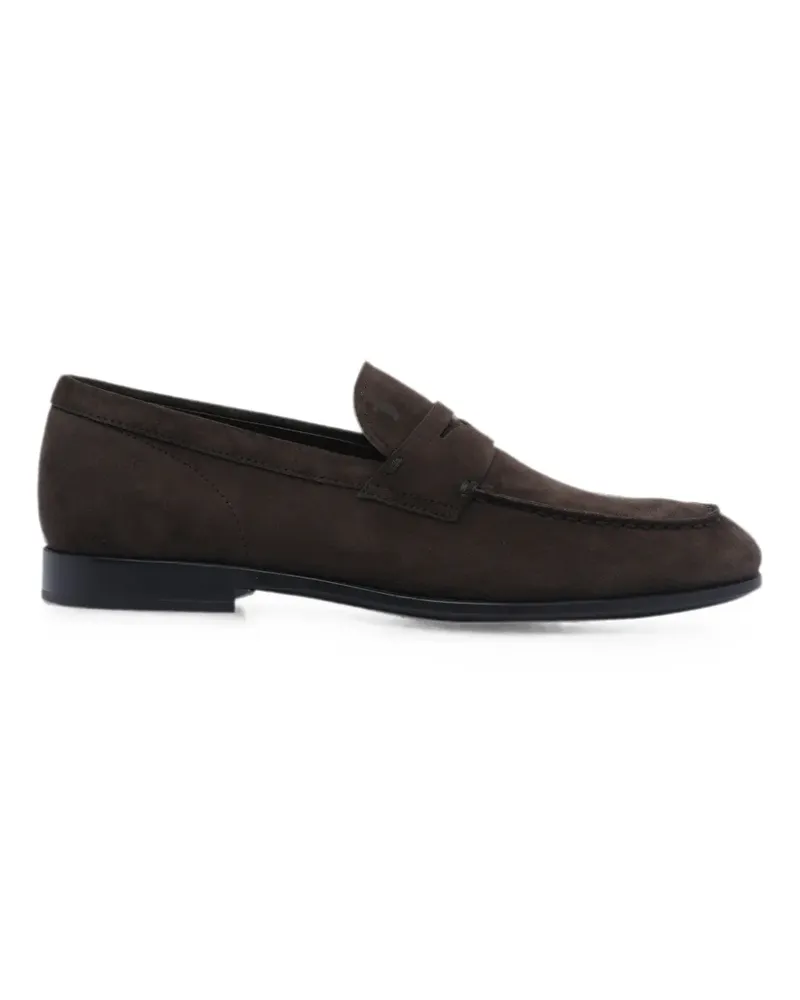 TOD'S suede loafers - Braun Braun