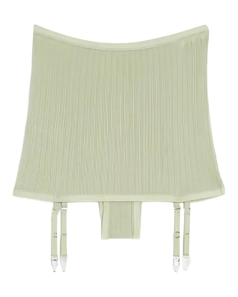 Christophe Lemaire Gerippter Slip - Grün Grün