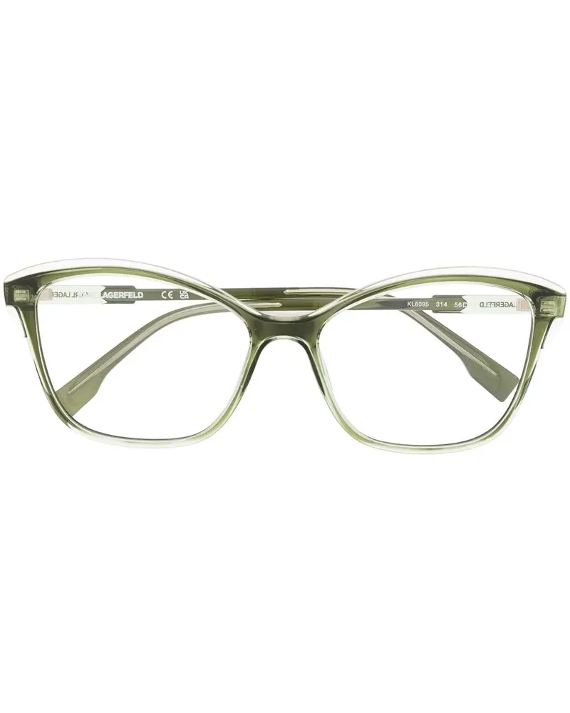 Karl Lagerfeld Brille im Cat-Eye-Design - Grün Grün