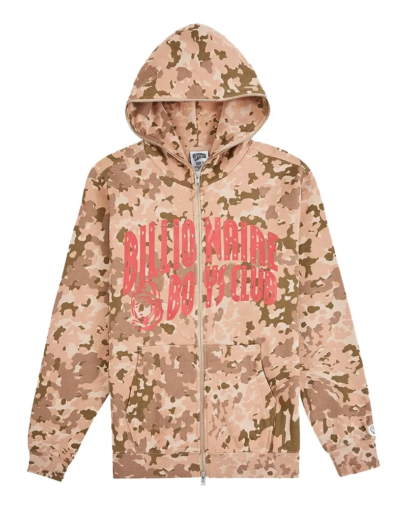 Billionaire Boys Club camouflage-print zip-up hoodie - Nude Nude