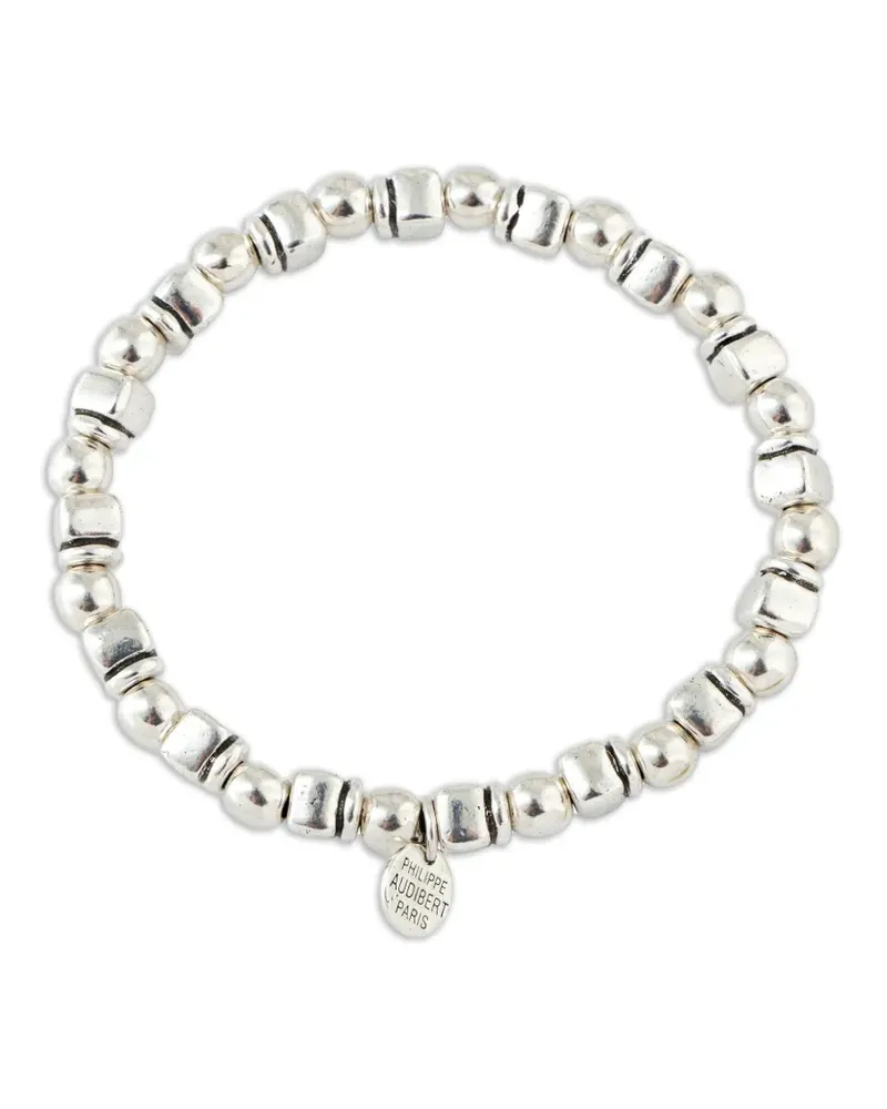 Philippe Audibert Noelia beaded bracelet - Silber Silber