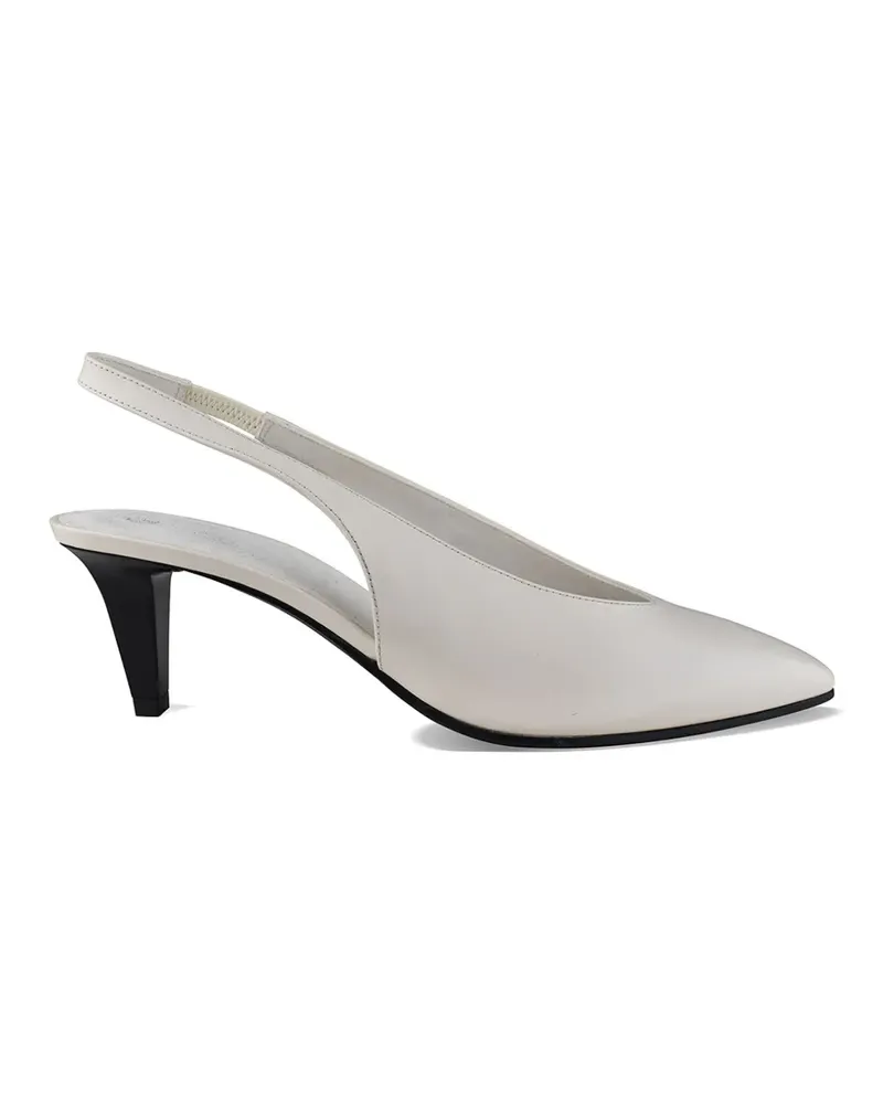 Loro Piana Spitze Pumps mit elastischen Riemen - Nude Nude